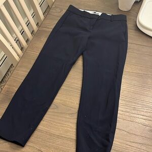 J Crew Cameron Navy Slacks size 6